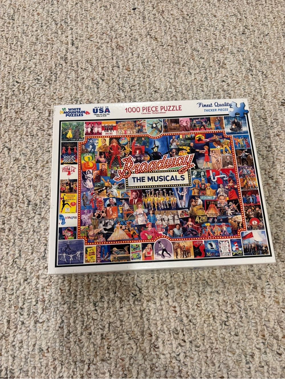 White Mountain Broadway Musical Puzzle (1,000 pieces)